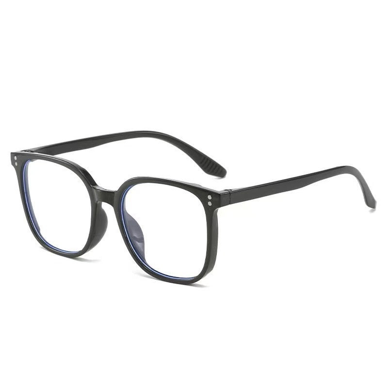 Women Full-frame Trendy Flat Anti-Blue Light Blocking Glasses