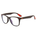 Anti-Blue Glasses Square Frame Flat Glasses Men