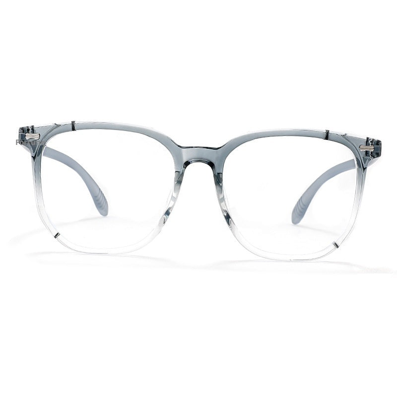 Gradient Anti-Blue Light Large Frame Glasses