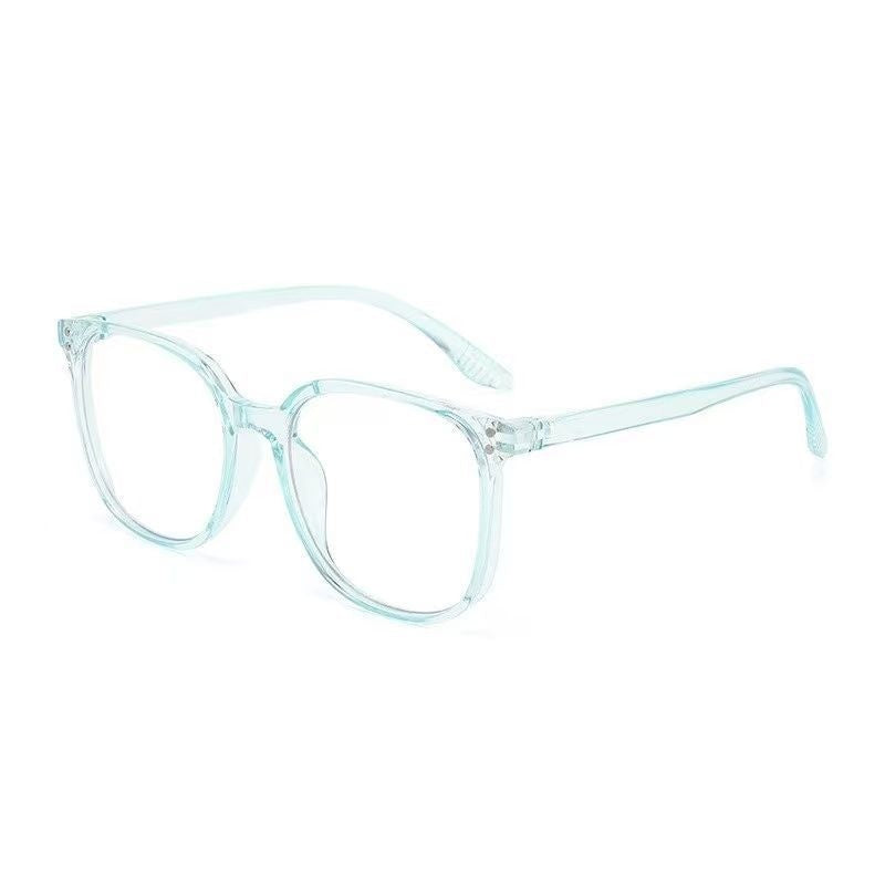 Women Full-frame Trendy Flat Anti-Blue Light Blocking Glasses