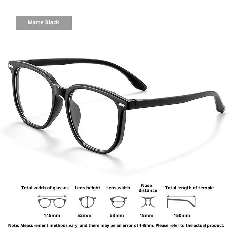 Gradient Anti-Blue Light Large Frame Glasses