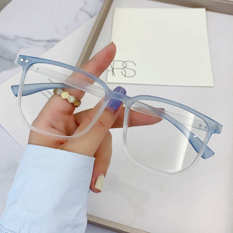 Fashion Color Box Glasses Anti Blue Light