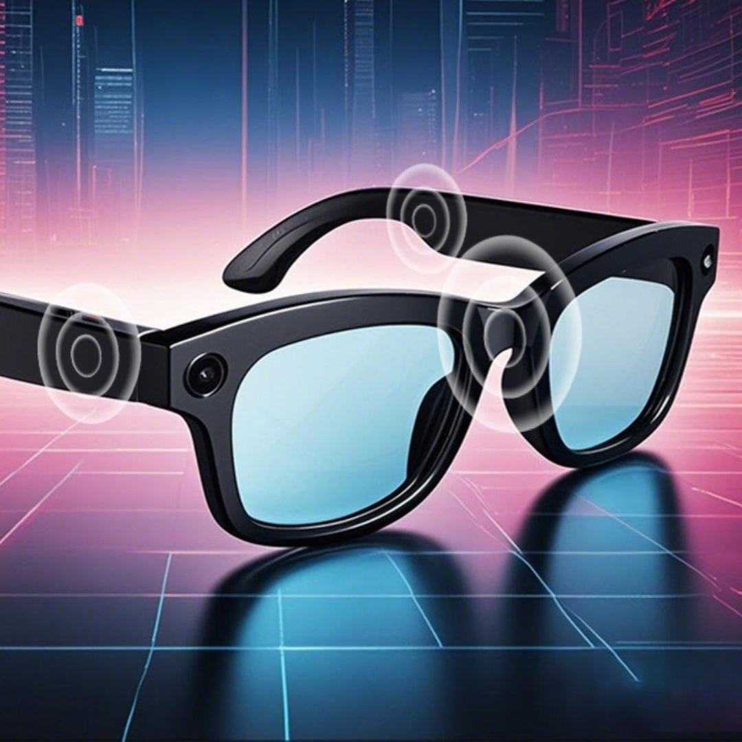 8 Million Pixels Smart Glasses M01Pro Photo AI Translation Recognition ChatGPT Call Music Bluetooth Glasses