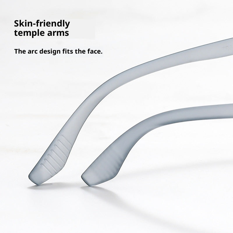 Gradient Anti-Blue Light Large Frame Glasses