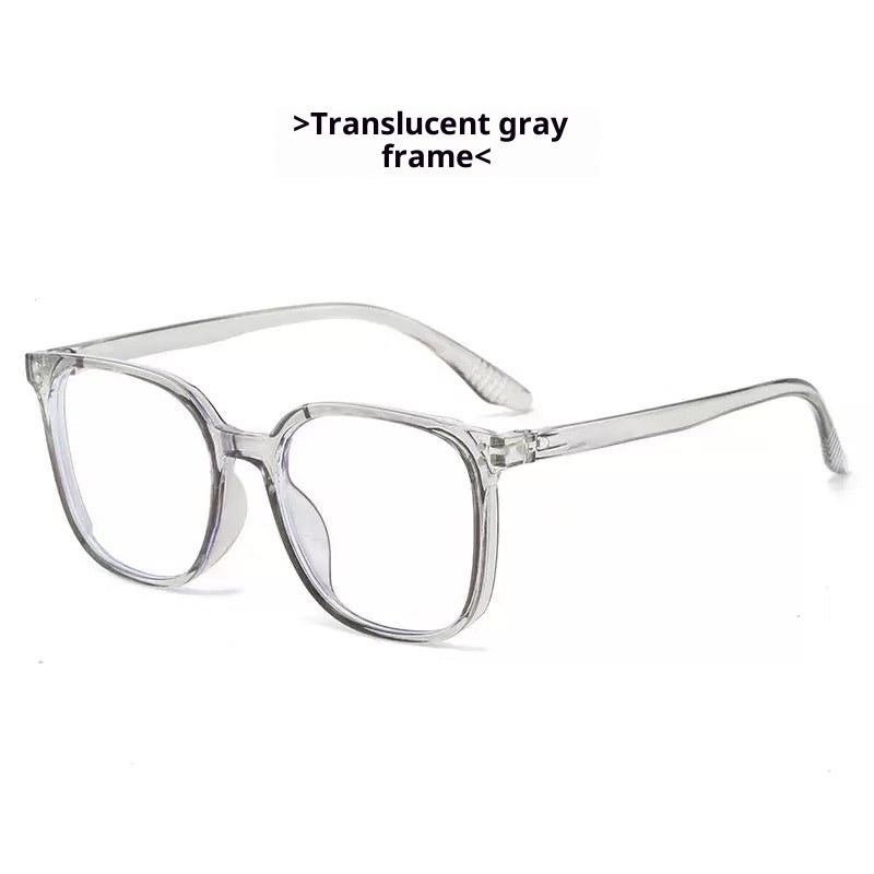Women Full-frame Trendy Flat Anti-Blue Light Blocking Glasses