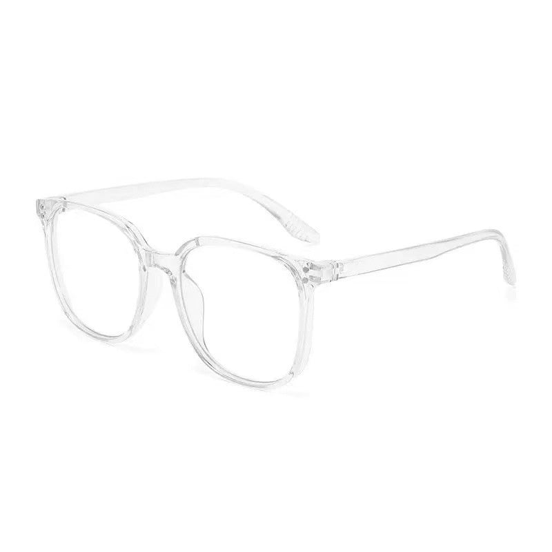 Women Full-frame Trendy Flat Anti-Blue Light Blocking Glasses