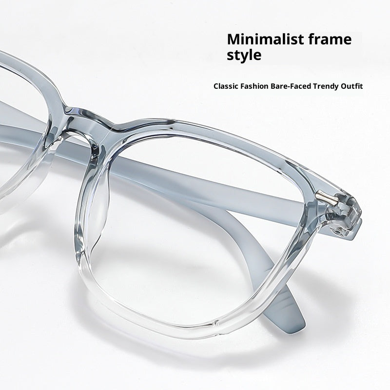 Gradient Anti-Blue Light Large Frame Glasses